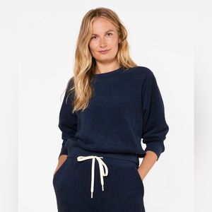 Outerknown hightide navy blue crew neck